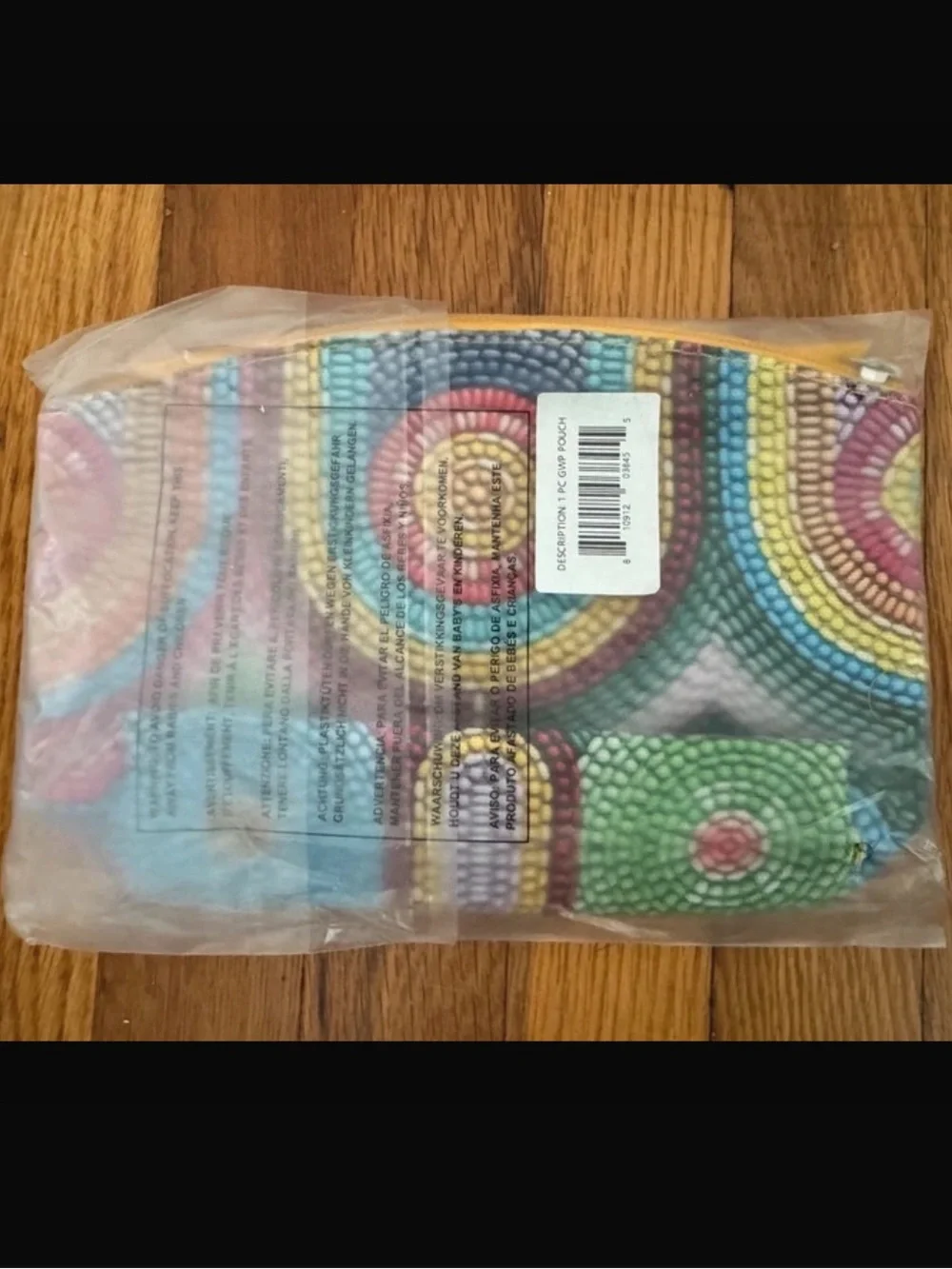 Sol de Janeiro Colorful Cosmetic/Travel Zipper Pouch LE Makeup Bag New